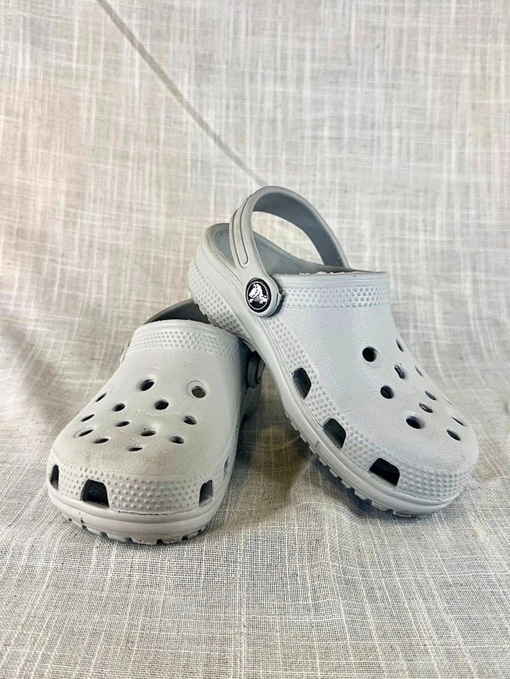 Crocs Toddlers Classic Clog Sandals in Gray Size 11C Water-Friendly